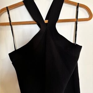 Elegant Black Women's Twist Top